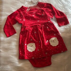 Charming Red Santa Baby Outfit Set